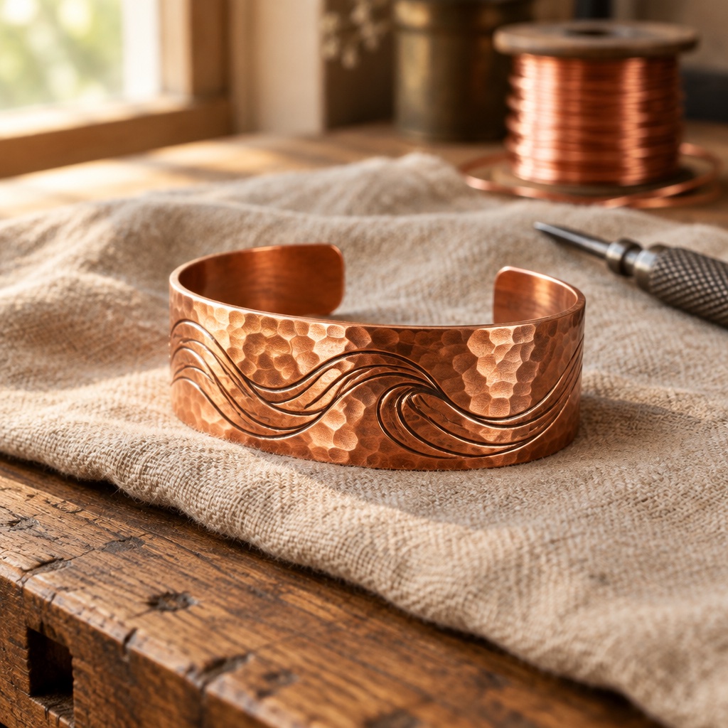 Pulsera de Cobre de Lucía & Marta - Ola