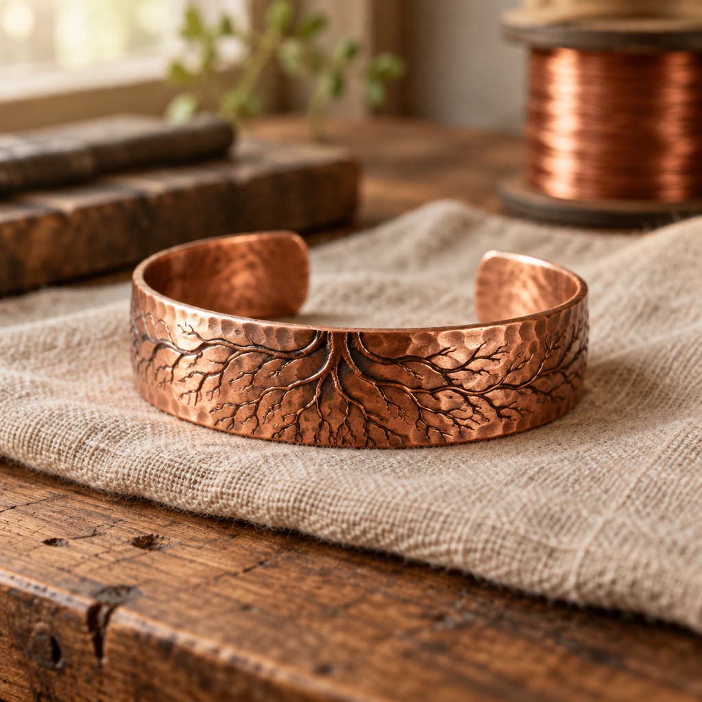 Pulsera de Cobre de Lucía & Marta - Raíces